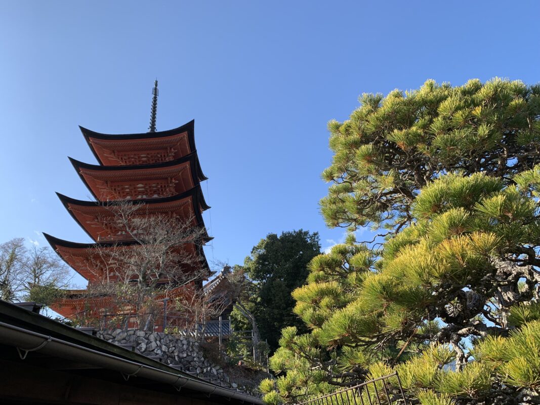 マジシャン広島旅　宮島・五重塔